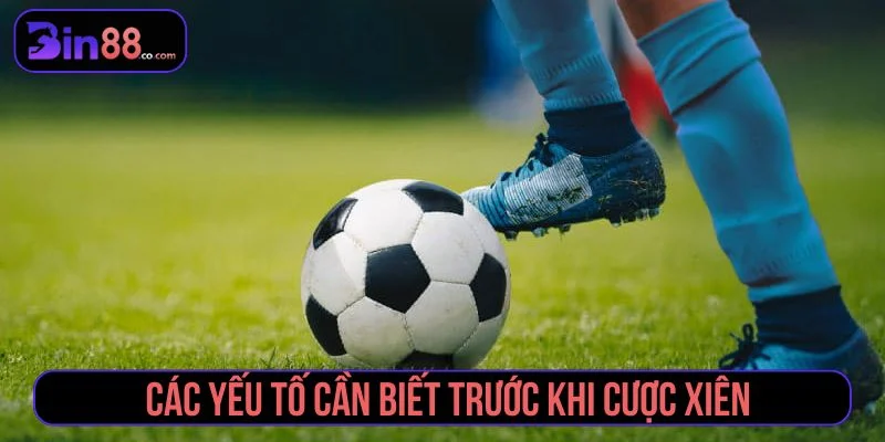 Bật mí tuyệt chiêu cược xiên bóng đá thắng lớn Cần nắm rõ các yếu tố cơ bản trước khi cược xiên